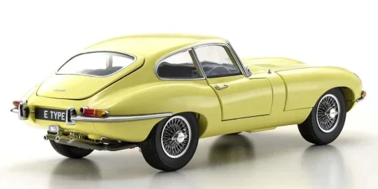 Kyosho 1:18 Jaguar E-Type 3.8L Coupe MK1 1961 Pale Primose — image 4 of 10