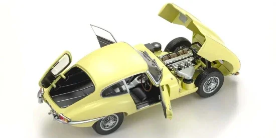 Kyosho 1:18 Jaguar E-Type 3.8L Coupe MK1 1961 Pale Primose — image 3 of 10