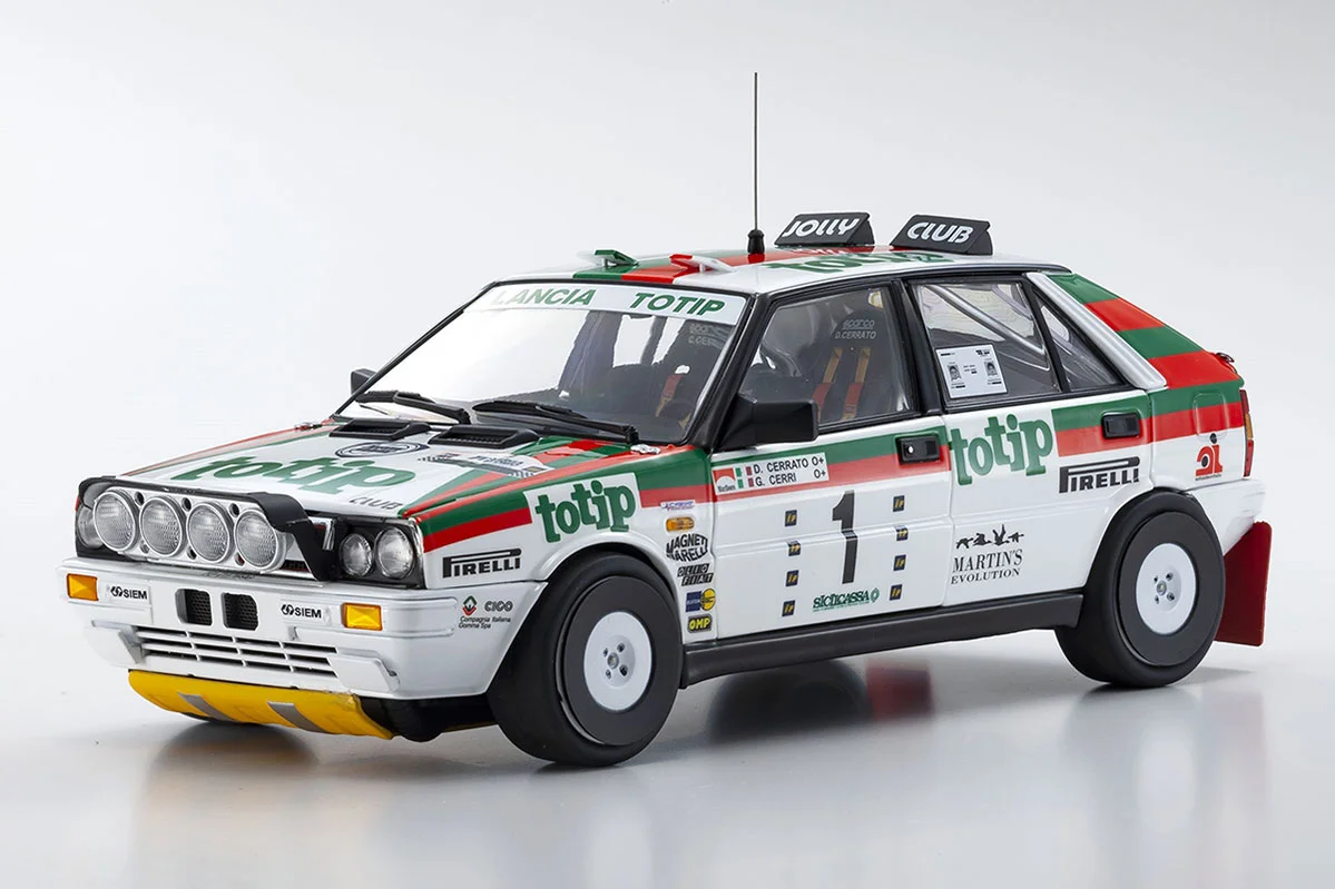 Kyosho 1:18 Lancia Delta HF 4WD Totip – Targa Florio 1987