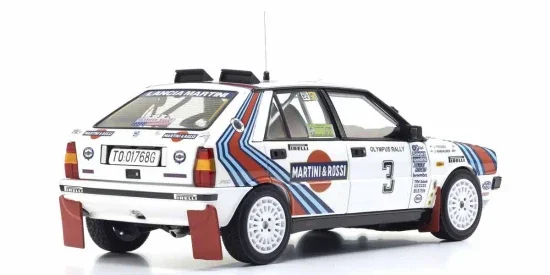 Kyosho 1:18 Lancia Delta HF 4WD Olympus Rally 1987 Martini Rossi Nr.3 — image 2 of 5
