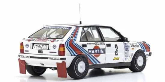 Kyosho 1:18 Lancia Delta HF 4WD Rally Monte Carlo 1988 Martini Nr.3 — image 2 of 5