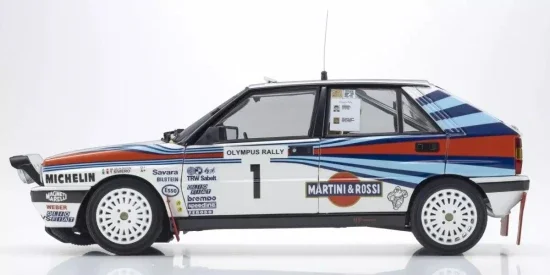Kyosho 1:18 Lancia Delta HF Integrale (8V) Olympus 1988 Martini Nr.1 — image 3 of 5