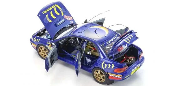 Kyosho 1:18 Subaru IMPREZA Carlos Sainz Winner Monte Carlo 1995 Nr.5 — image 4 of 5
