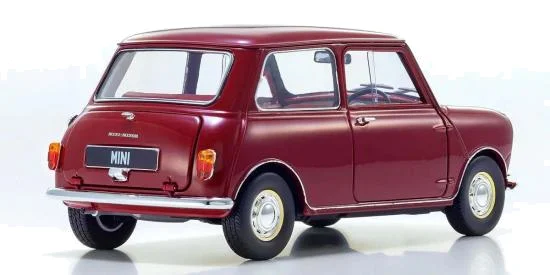 Kyosho 1:18 Morris Mini Minor Cherry Red — image 2 of 7