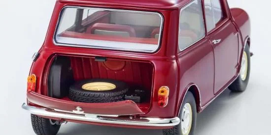 Kyosho 1:18 Morris Mini Minor Cherry Red — image 7 of 7