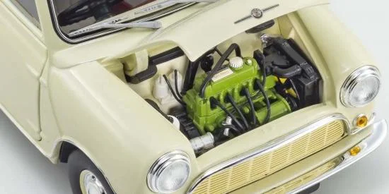 Kyosho 1:18 Morris Mini Minor Old English White — image 6 of 7
