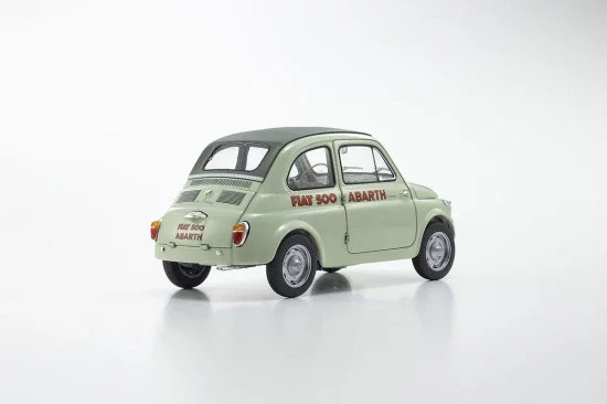 Kyosho 1:18 Fiat Nuova 500 Elaborazione Abarth Record Green Clear — image 10 of 11