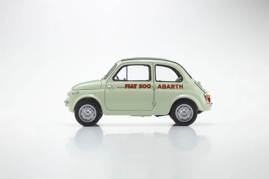 Kyosho 1:18 Fiat Nuova 500 Elaborazione Abarth Record Green Clear — image 9 of 11