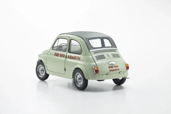 Kyosho 1:18 Fiat Nuova 500 Elaborazione Abarth Record Green Clear — image 5 of 11