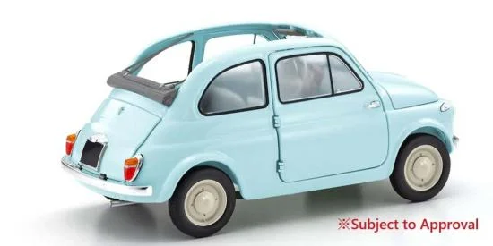 Kyosho 1:18 Fiat Nuova 500 Celeste Blue — image 2 of 2