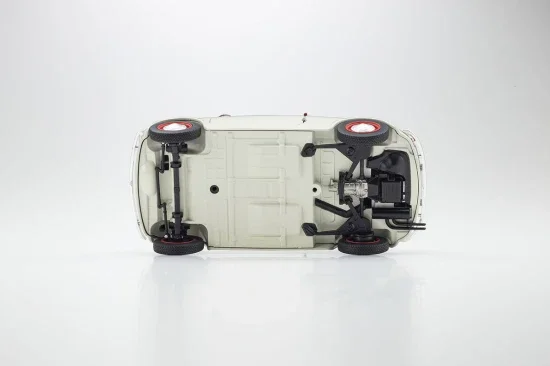 Kyosho 1:18 Fiat Nuova 500 Sport Light Gray/Red Line — image 8 of 11