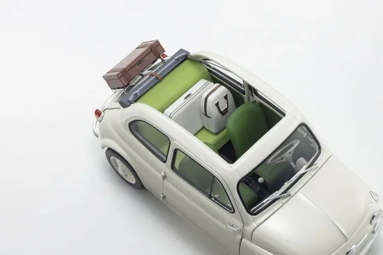 Kyosho 1:18 Fiat Nuova 500 Ivory Accessories Version &mdash; image 11 of 11