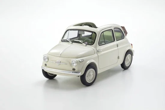 Kyosho 1:18 Fiat Nuova 500 Ivory Accessories Version &mdash; image 9 of 11