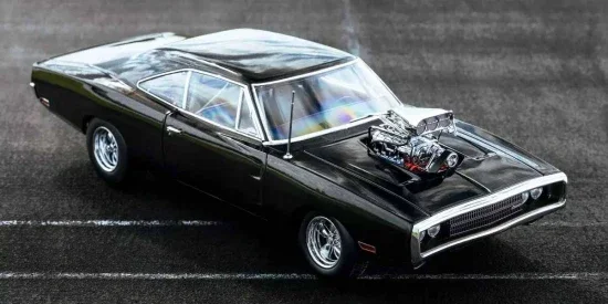 Kyosho 1:18 Dodge Charger R/T 1970 Fast & Furious Black — image 9 of 11