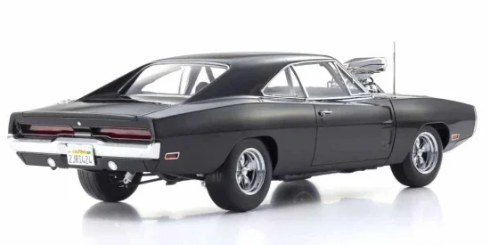 Kyosho 1:18 Dodge Charger R/T 1970 Fast & Furious Black — image 2 of 11