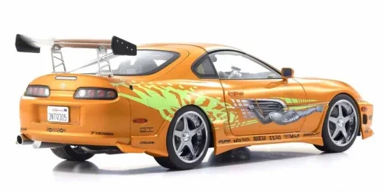 Kyosho 1:18 Toyota Supra Turbo Fast & Furious Orange Pearl — image 3 of 11