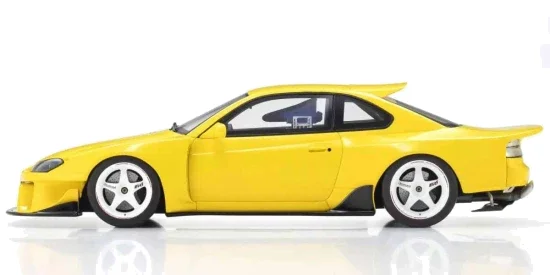 Kyosho 1:18 Samurai Collection Nissan Silvia S15 Khyzyl Saleem Yellow — image 3 of 6