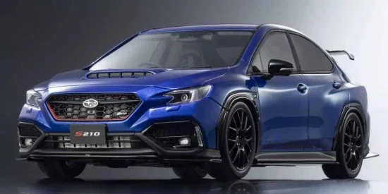 Kyosho 1:18 Resin Samurai Collection Subaru S210 Blue — image 6 of 6