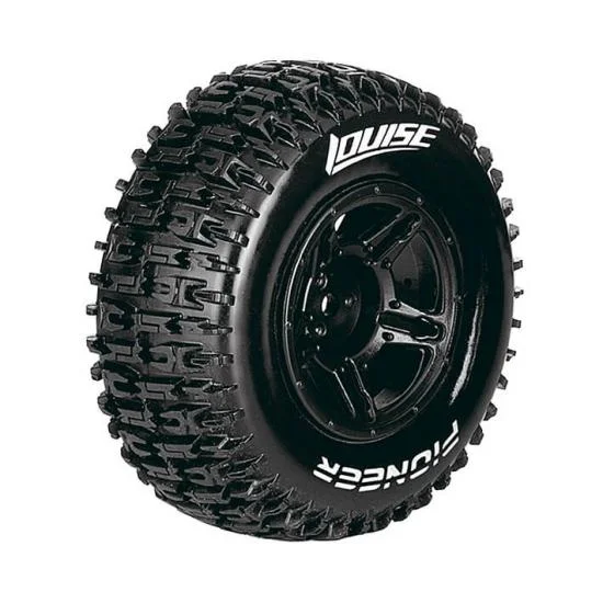 Louise RC SC-Pioneer SC Tyres Mounted on 17mm Hex SC Wheels (2) &mdash; image 3 of 3