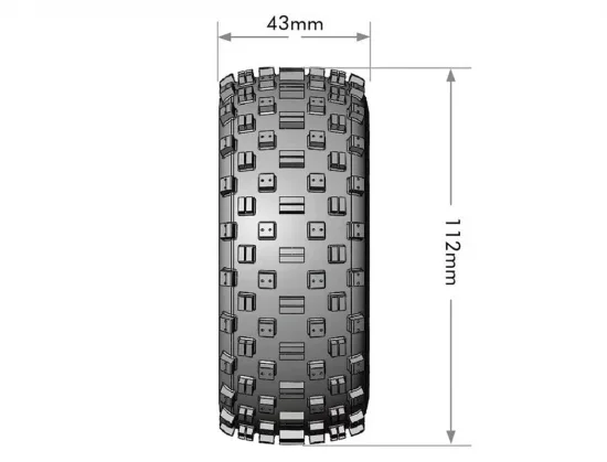 Louise RC SC-Rock 1:10 Fr Soft Removable Hex 12 - 14 - 17mm — image 5 of 5