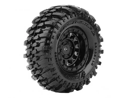 Louise RC CR Champ Micro Crawler Pre Mounted 1.0 Tyres on Black Wheels (2) — image 2 of 2