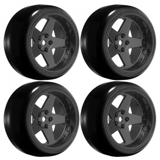 Louise RC 1:10 Drift 2 - 4 - 6 - 8mm Offset Set 6 S/Gloss Black — image 1 of 3