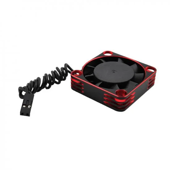 Red Aluminium 40mm x 40mm Cooling Fan - High RPM — image 1 of 3