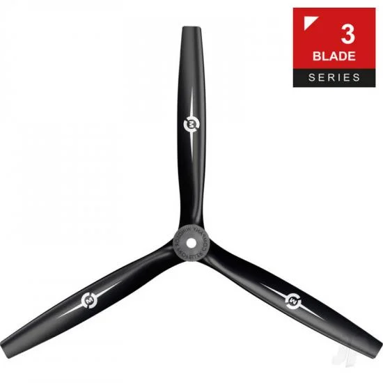 Master Airscrew 3-Blade - 13x12 Propeller Rev./Pusher Black — image 5 of 9