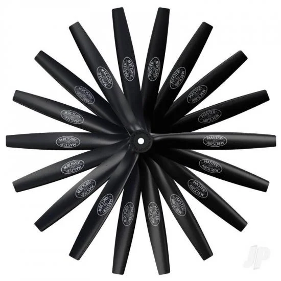 Master Airscrew 3-Blade - 13x12 Propeller Rev./Pusher Black — image 7 of 9