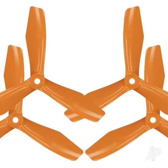 Master Airscrew BN-3blade-FPV - 5x4.5 Prop Set x4 Orange — image 1 of 2