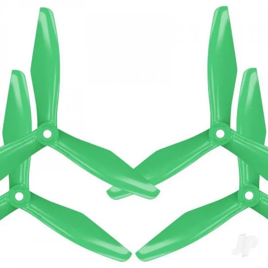 Master Airscrew RS-3blade-FPV - 5x4.5 Prop Set x4 Green — image 1 of 2