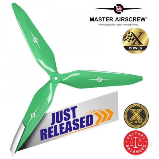 Master Airscrew 3X Power - 13x12 Propeller (CCW) Green &mdash; image 9 of 10