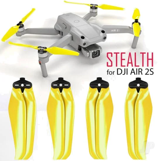 Master Airscrew 7.2x3.8 STEALTH Multirotor Folding Propeller Set x4 Yellow for DJI Air 2S — image 2 of 7