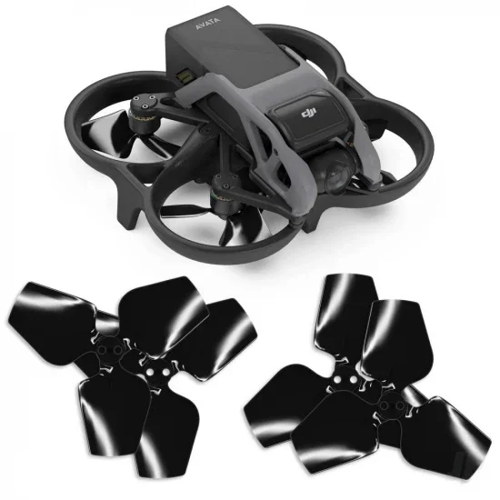 Master Airscrew DJI Avata 3-blade Upgrade Propeller Set - x4 Black &mdash; image 2 of 8