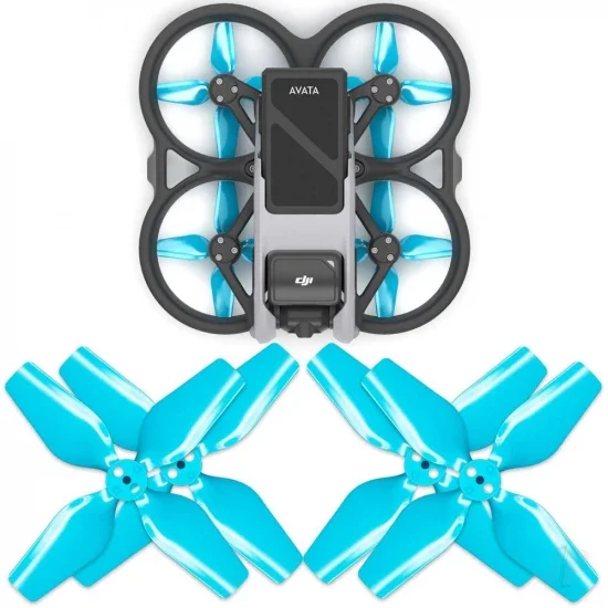 Master Airscrew DJI Avata 4-blade Upgrade Propeller Set - x4 Blue &mdash; image 2 of 8