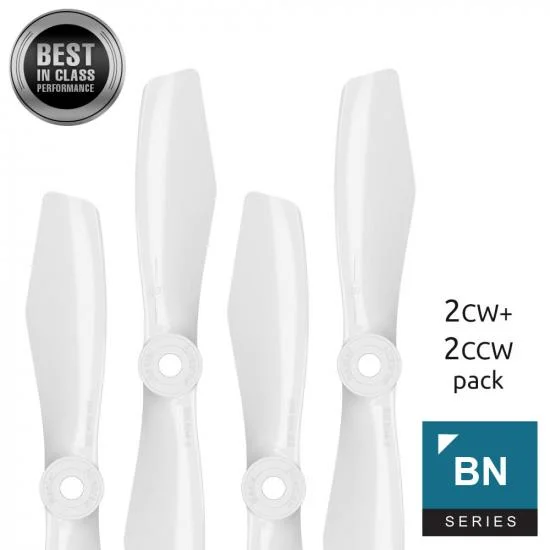 Master Airscrew BN-FPV bullnose - 5x4.5 Prop Set x4 White — image 2 of 5