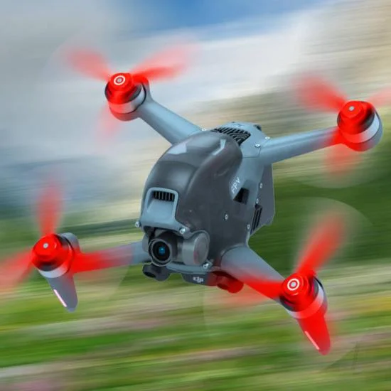 Master Airscrew LUDICROUS Multirotor 3-Blade Propeller Set x4 Red for DJI FPV — image 2 of 10