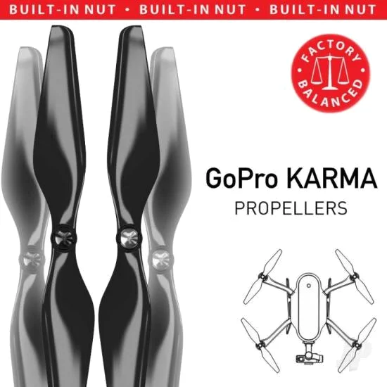 Master Airscrew MR-KR - 10x4.5 Prop C Set x4 Black for GoPro KARMA — image 2 of 5