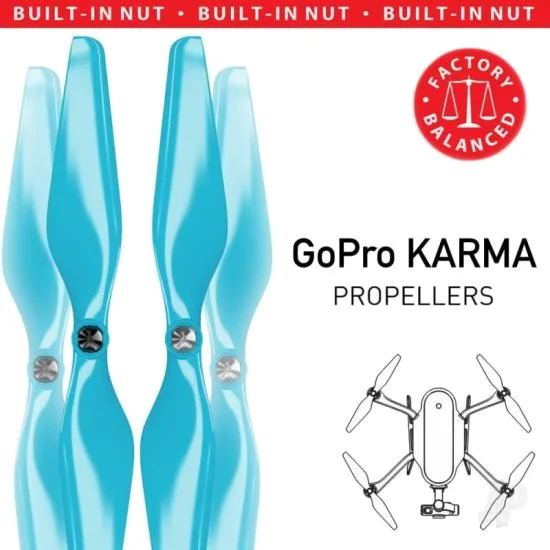 Master Airscrew MR-KR - 10x4.5 Prop C Set x4 Blue for GoPro KARMA — image 2 of 3