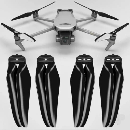 Master Airscrew 9.4x5.3 STEALTH Multirotor Folding Propeller Set x4 Black for DJI Mavic 3 — image 1 of 9