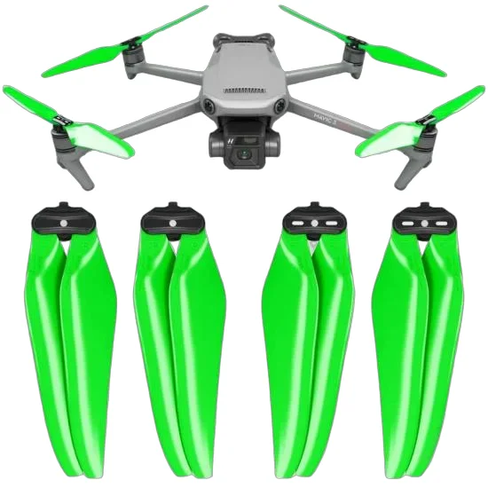 Master Airscrew 9.4x5.3 STEALTH Multirotor Folding Propeller Set x4 Green for DJI Mavic 3 — image 1 of 11