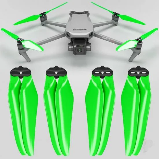 Master Airscrew 9.4x5.3 STEALTH Multirotor Folding Propeller Set x4 Green for DJI Mavic 3 — image 1 of 10