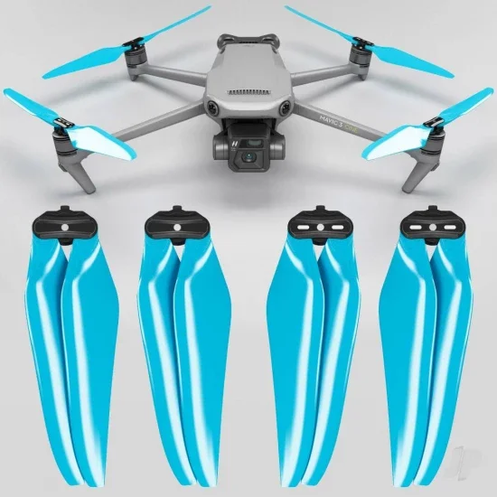 Master Airscrew 9.4x5.3 Mavic 3 Stealth Folding Propeller Set x4 Blue — image 1 of 9