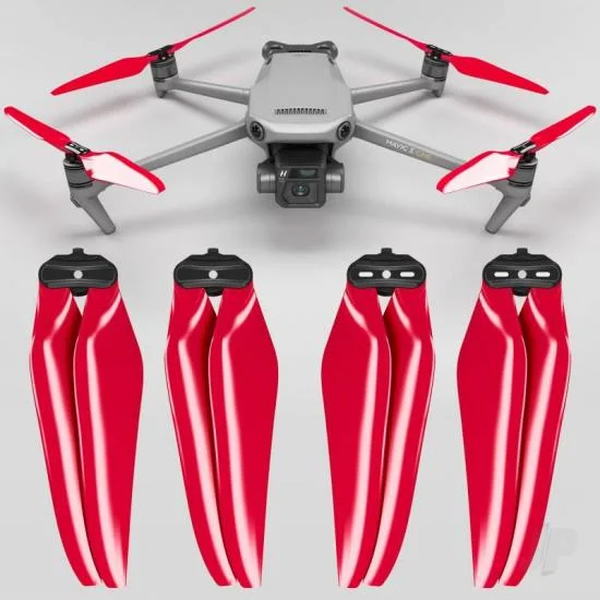 Master Airscrew 9.4x5.3 STEALTH Multirotor Folding Propeller Set x4 Red for DJI Mavic 3 — image 1 of 8