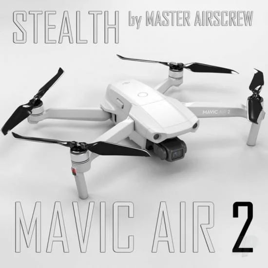 Master Airscrew 7.4x3.9 STEALTH Multirotor Propeller Set x4 Black for DJI Mavic Air 2 — image 2 of 3