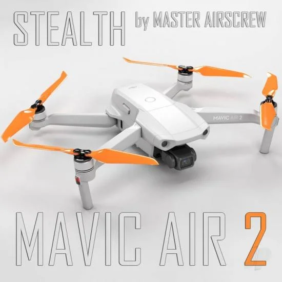 Master Airscrew 7.4x3.9 STEALTH Multirotor Propeller Set x4 Orange for DJI Mavic Air 2 — image 2 of 6