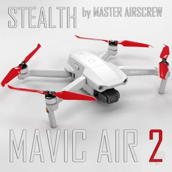 Master Airscrew 7.4x3.9 STEALTH Multirotor Propeller Set x4 Red for DJI Mavic Air 2 — image 2 of 3