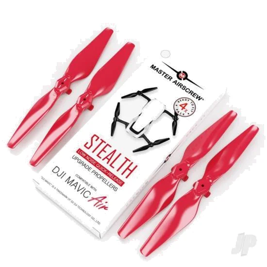Master Airscrew MR-Mavic AIR - 5.3x3.3 Prop Set x4 Red — image 9 of 10