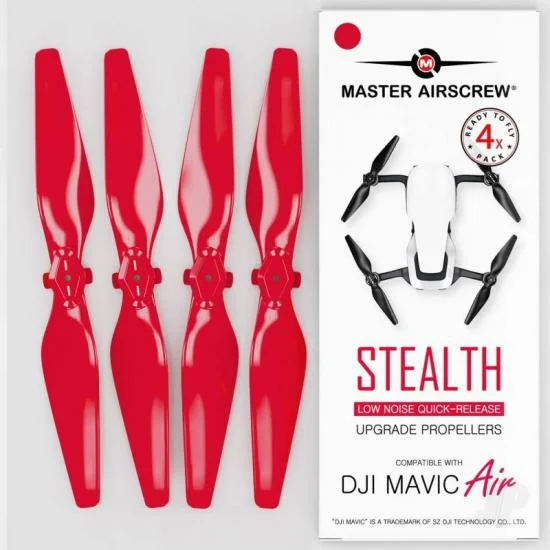 Master Airscrew MR-Mavic AIR - 5.3x3.3 Prop Set x4 Red — image 1 of 10