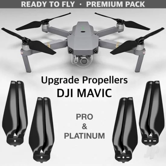 Master Airscrew MR-MC - 8.3x4.4 Prop F Set x4 Black for DJI MAVIC — image 4 of 4